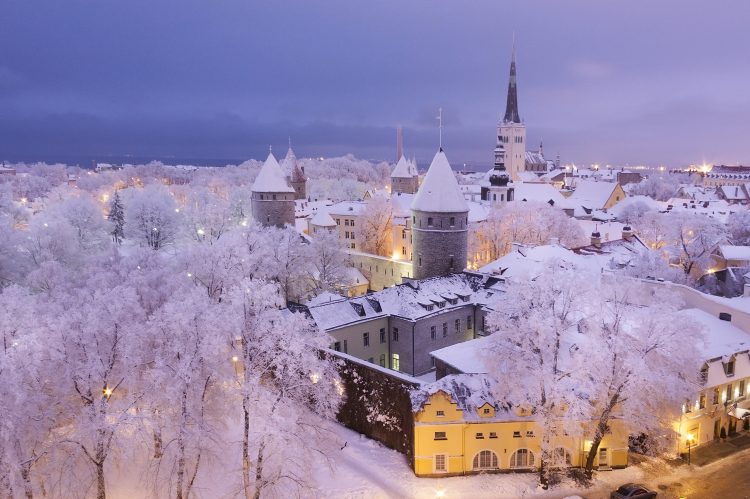 Snowy Tallinn